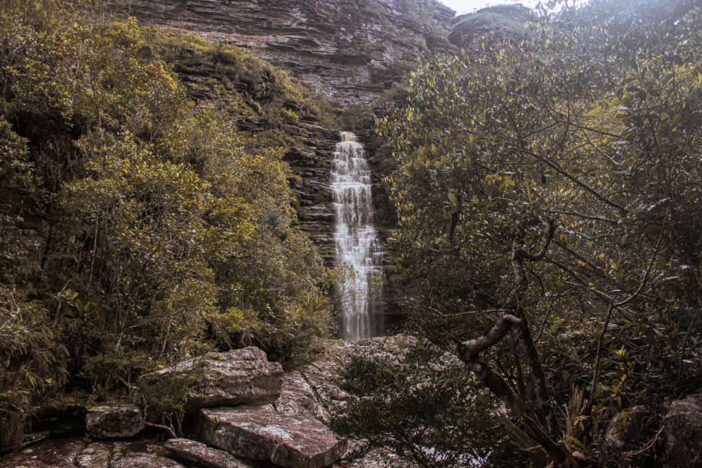 Cachoeira do 21 no final da tarde